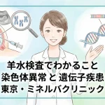 羊水検査でわかること｜染色体異常と遺伝子疾患｜東京・ミネルバクリニック