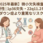 【2025年最新】微小欠失検査の必要性｜1p36欠失・22q11.2などダウン症より重篤なリスク