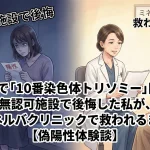 NIPTで「10番染色体トリソミー」陽性…無認可施設で後悔した私が、ミネルバクリニックで救われるまで【偽陽性体験談】