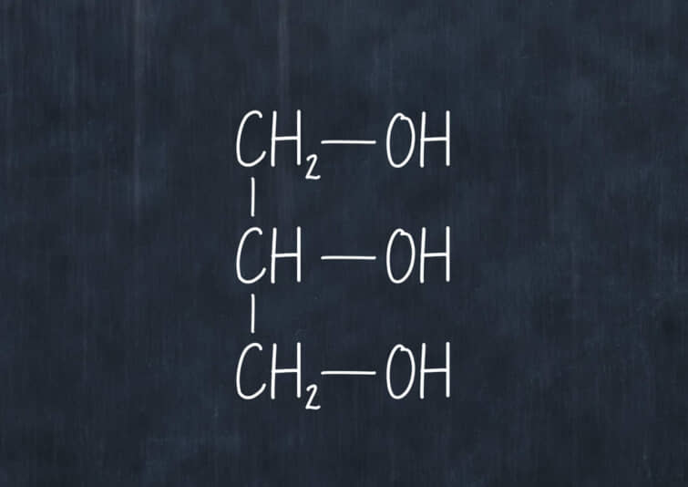 グリセロールの構造式