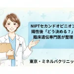 NIPTセカンドオピニオン｜陽性後「どう決める？」臨床遺伝専門医が整理