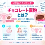 チョコレート嚢胞とは何か、初期症状やなりやすい人の特徴、放置した場合のリスクとがん化の可能性を専門医が解説する記事のアイキャッチ
