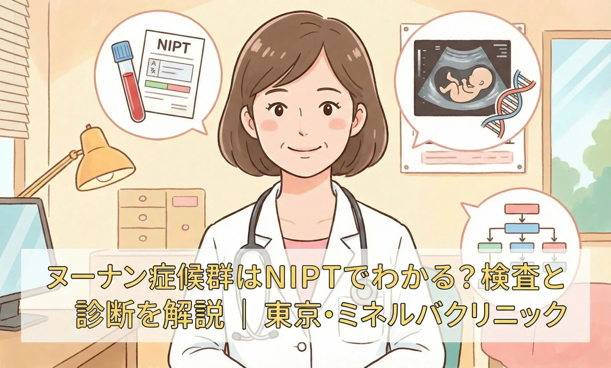ヌーナン症候群はNIPTでわかる？検査と診断を解説｜東京・ミネルバ