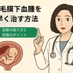 絨毛膜下血腫を 早く治す方法