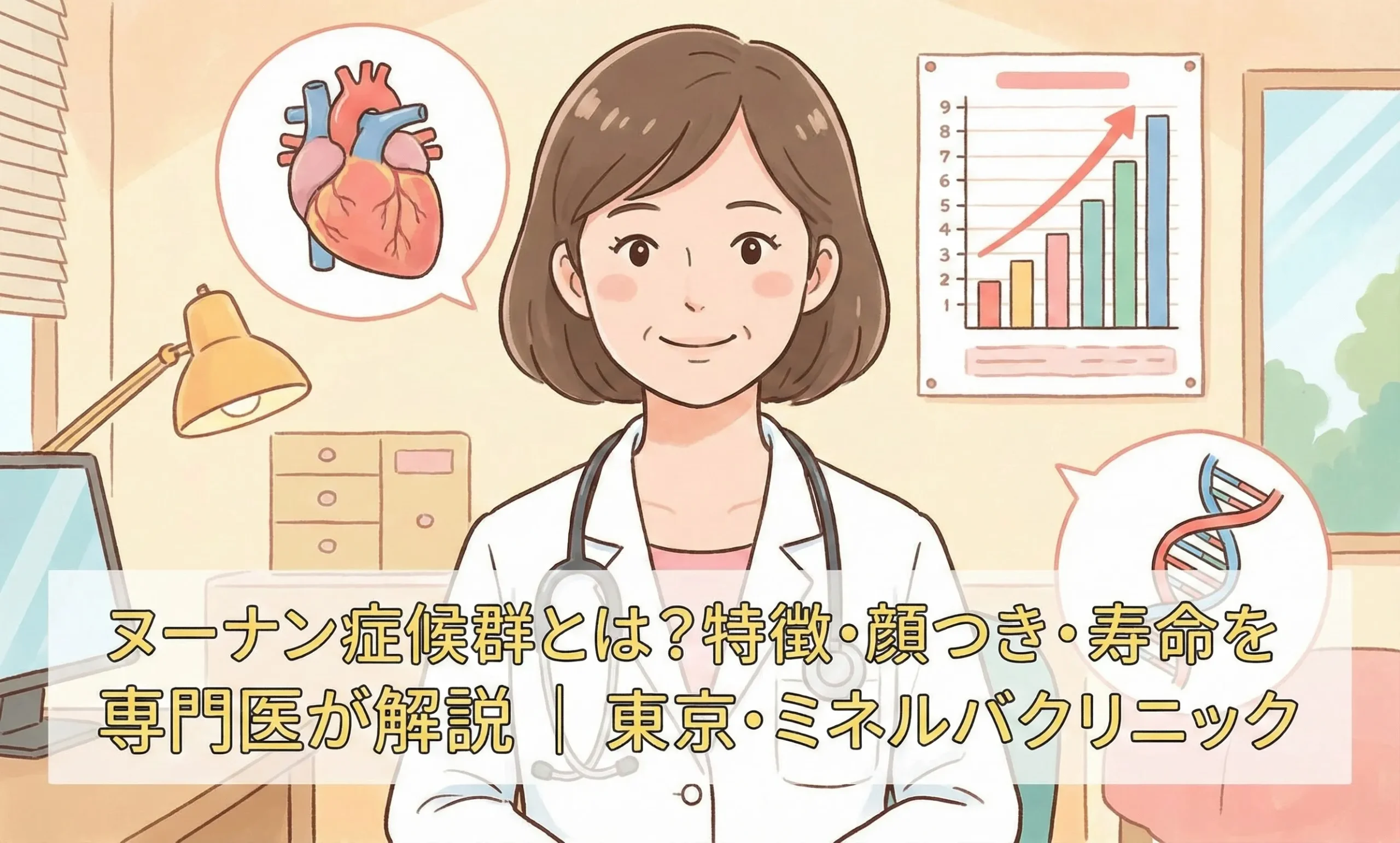 ヌーナン症候群とは？特徴・原因・寿命を臨床遺伝専門医がわかりやすく解説