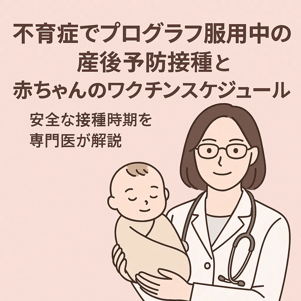 不育症でプログラフ服用中の産後予防接種と赤ちゃんのワクチンスケジュール｜安全な接種時期を専門医が解説