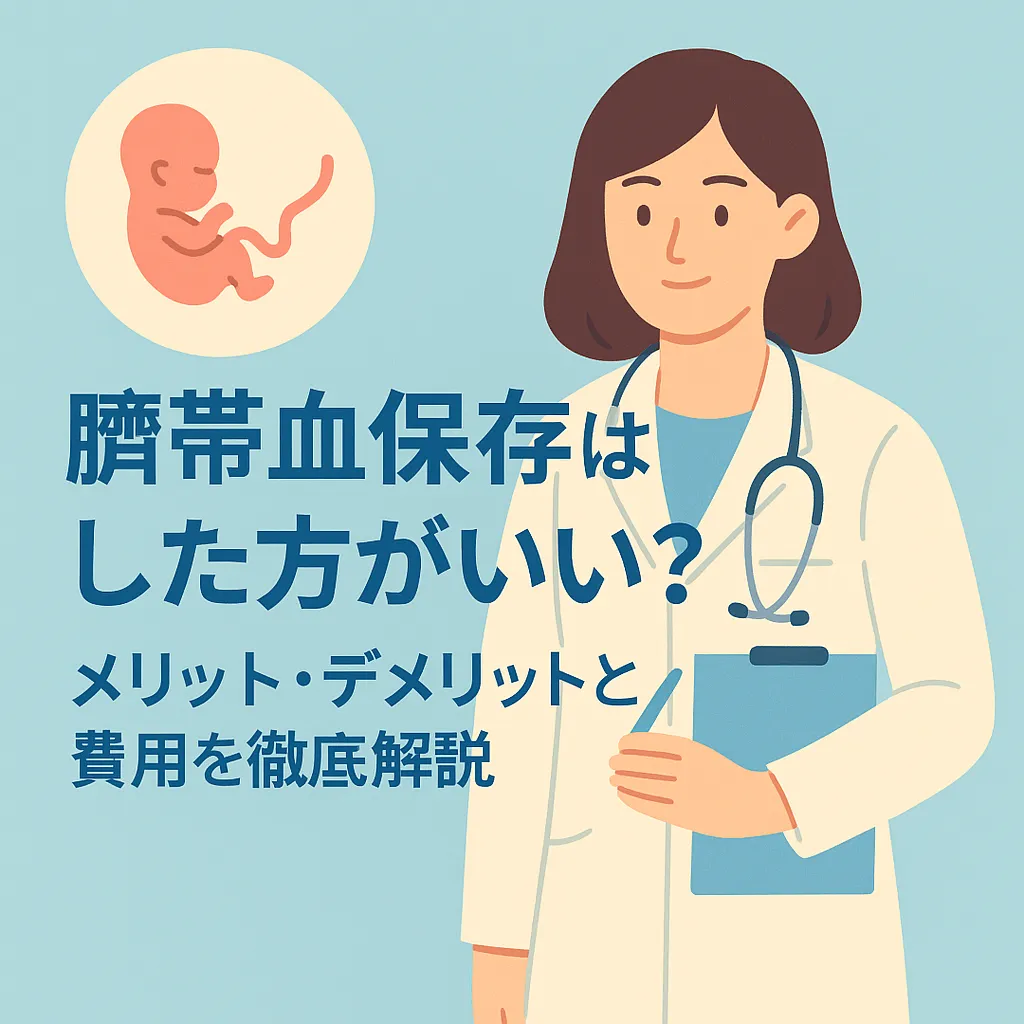 臍帯血保存はした方がいい？メリット・デメリットと費用を徹底解説