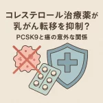 コレステロール治療薬が乳がん転移を抑制？PCSK9と癌の意外な関係