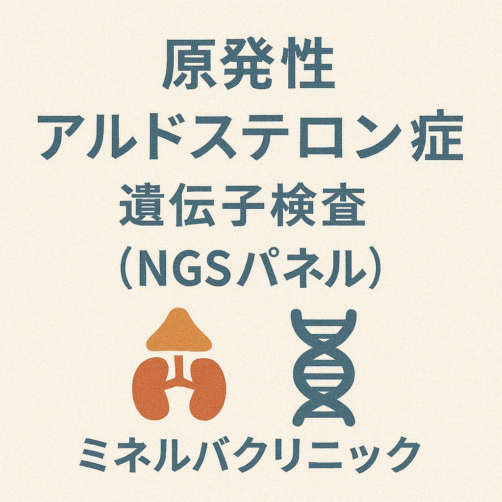 原発性アルドステロン症遺伝子検査（NGSパネル）｜ミネルバクリニック