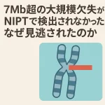7Mb超の大規模欠失がNIPTで検出されなかった症例：なぜ見逃されたのか