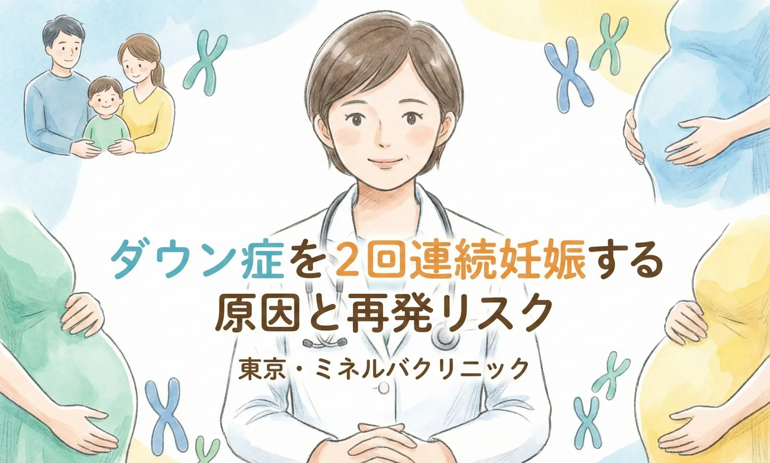 ダウン症を2回連続妊娠する原因と再発リスク｜東京・ミネルバ