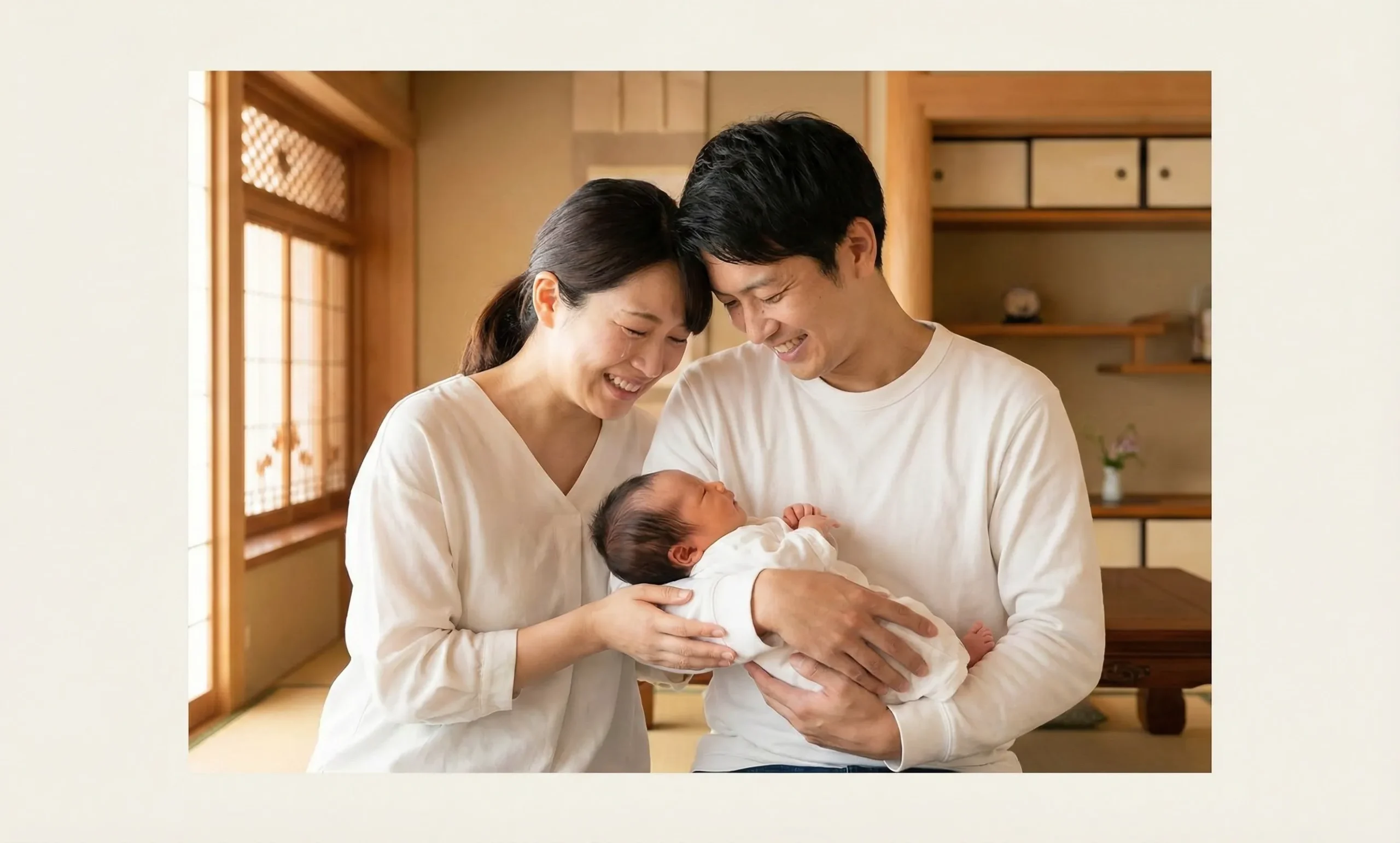 安心して生まれた赤ちゃんとご家族