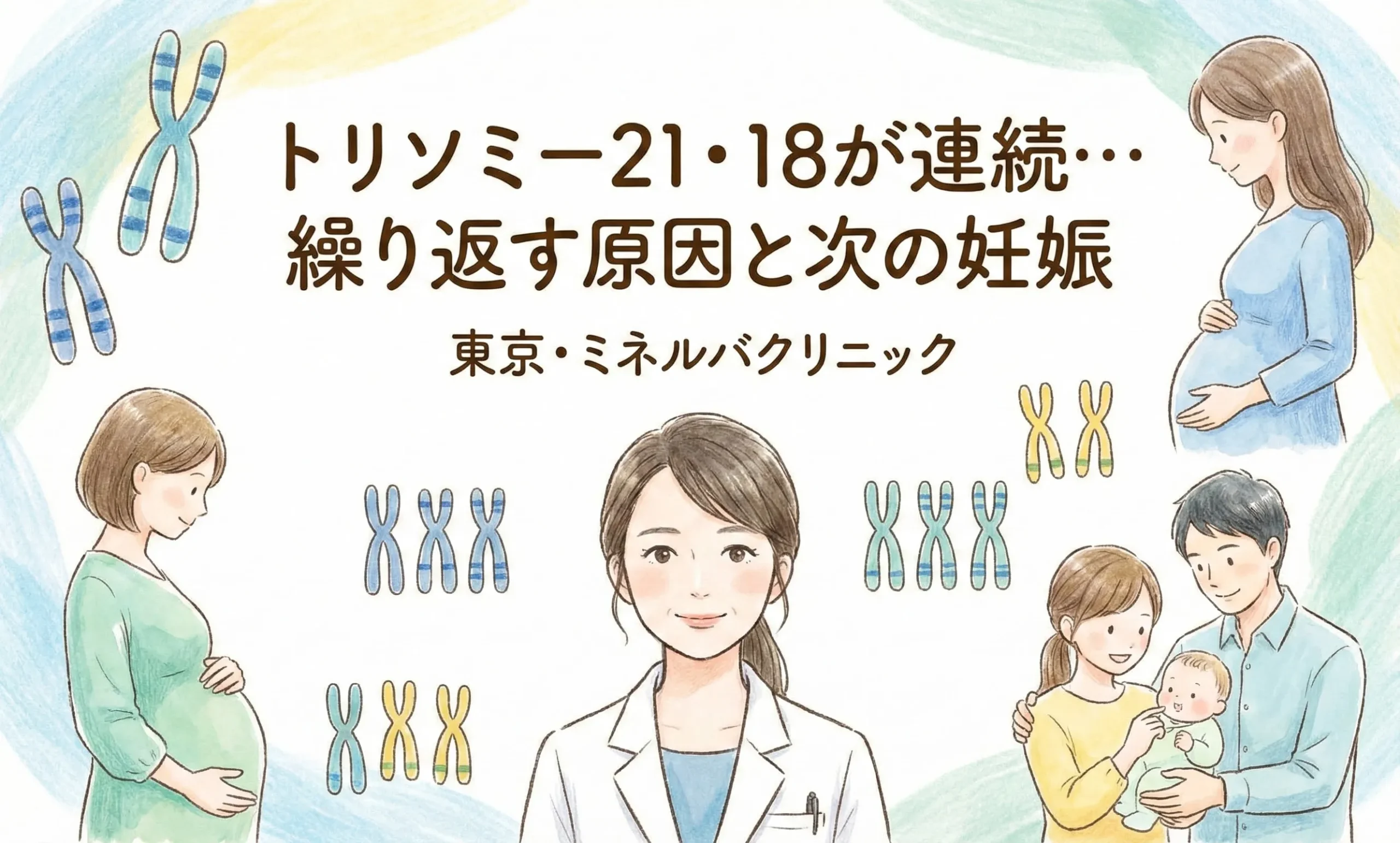 トリソミー21・18が連続…繰り返す原因と次の妊娠｜東京・ミネルバ