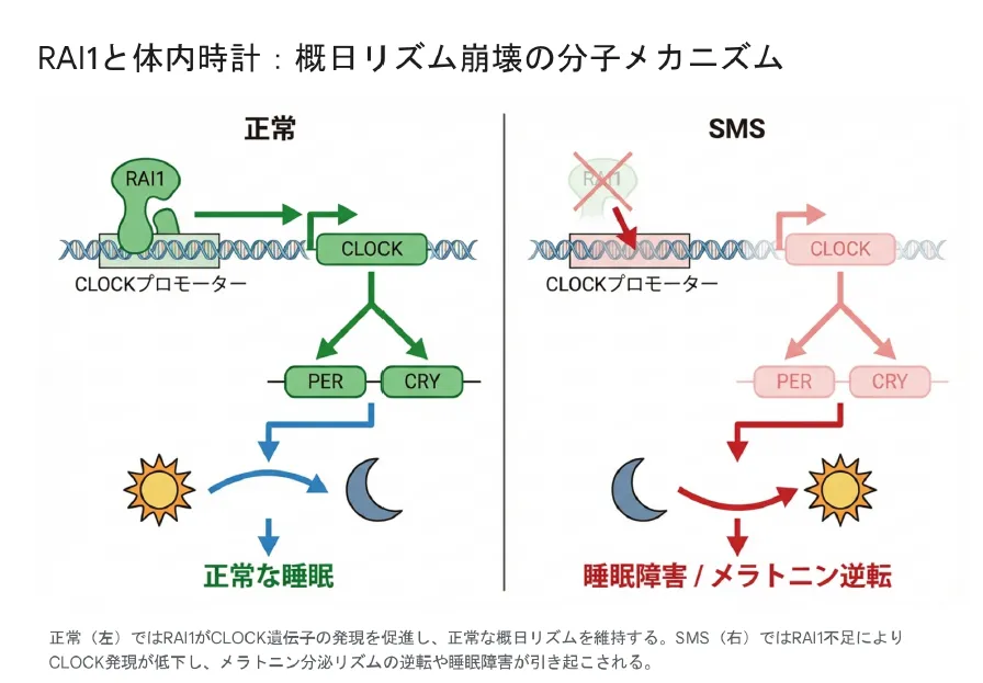 RAI1と体内時計_概日リズム崩壊の分子メカニズム