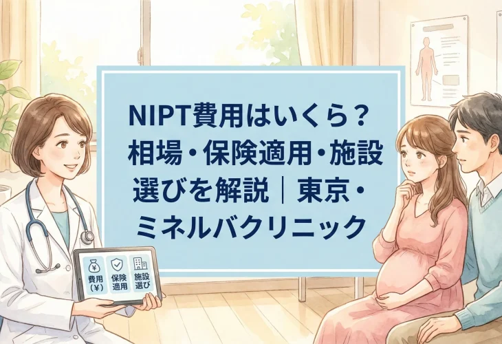 NIPT費用はいくら?相場・保険適用・施設選びを解説|東京・ミネルバクリニック