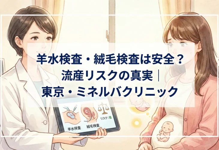 羊水検査・絨毛検査は安全?流産リスクの真実|東京・ミネルバクリニック