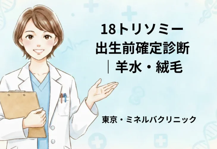 18トリソミー出生前確定診断｜羊水・絨毛｜東京・ミネルバクリニック