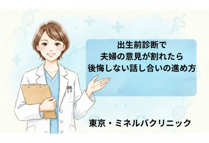 出生前診断で夫婦の意見が割れたら｜後悔しない話し合いの進め方