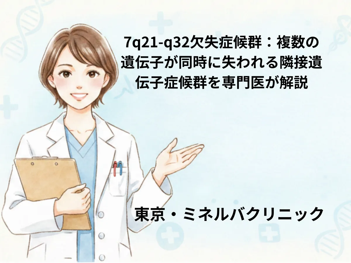 7q21-q32欠失症候群のイメージ