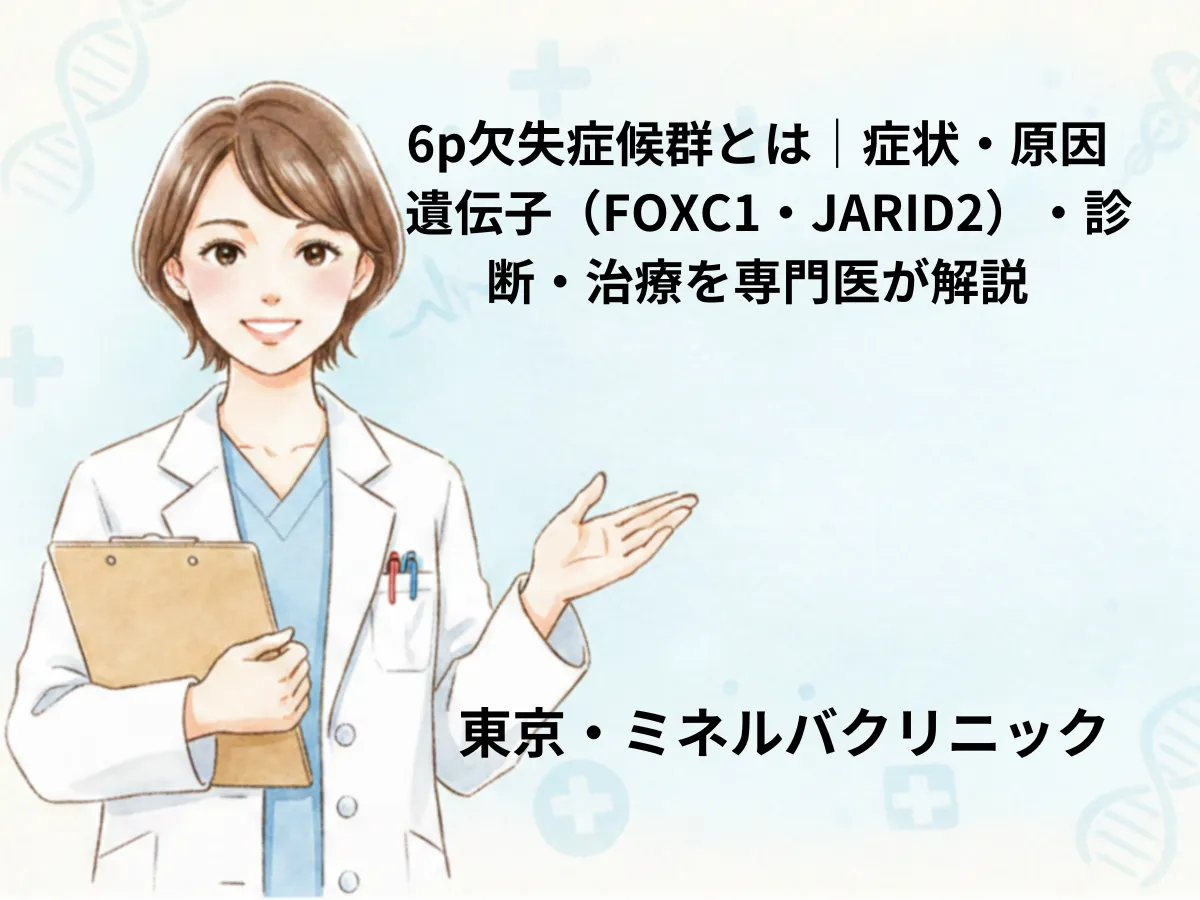 6p欠失症候群のイメージ