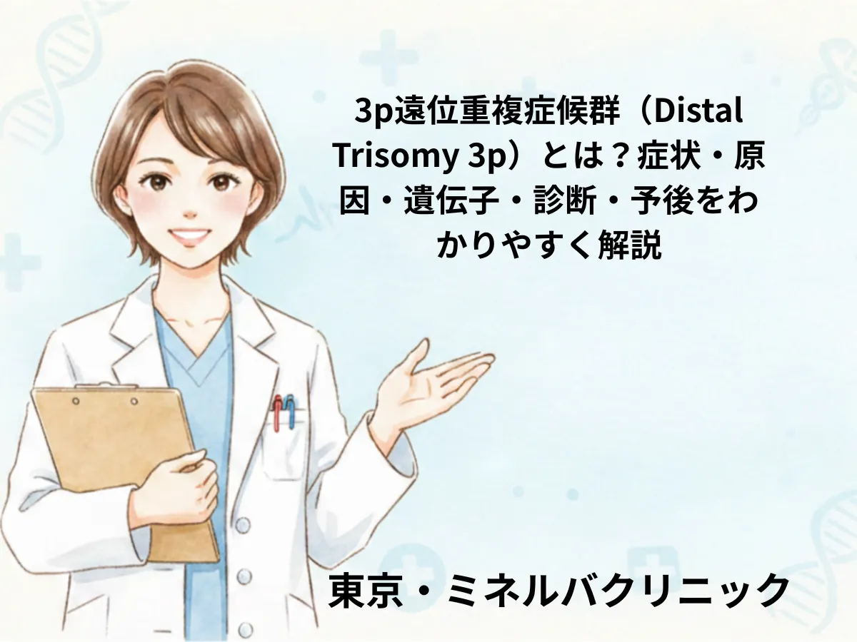 3p遠位重複症候群のイメージ