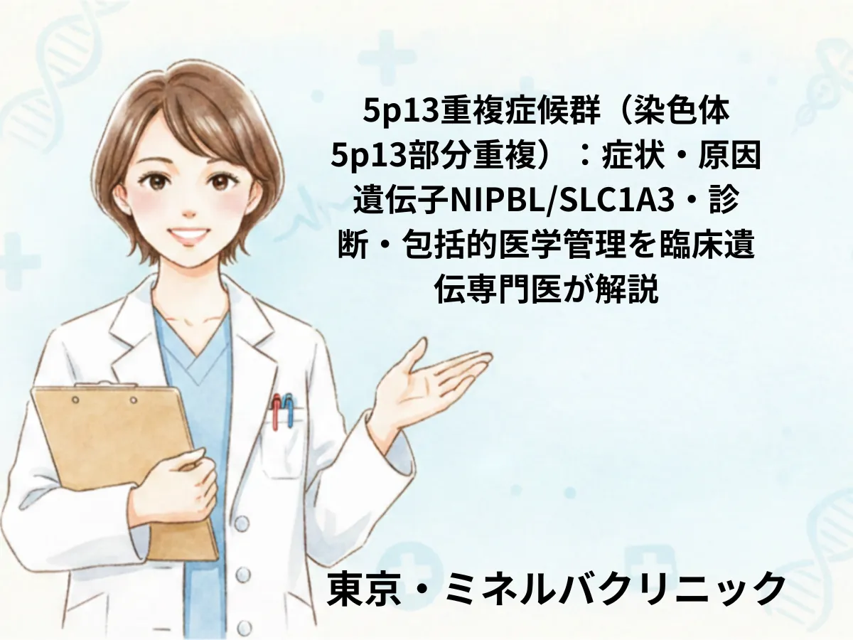 5p13重複症候群のイメージ