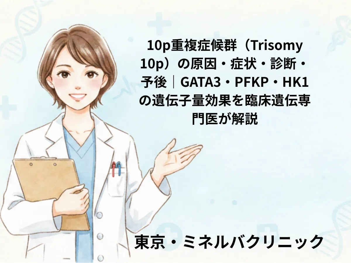 10p重複症候群のイメージ