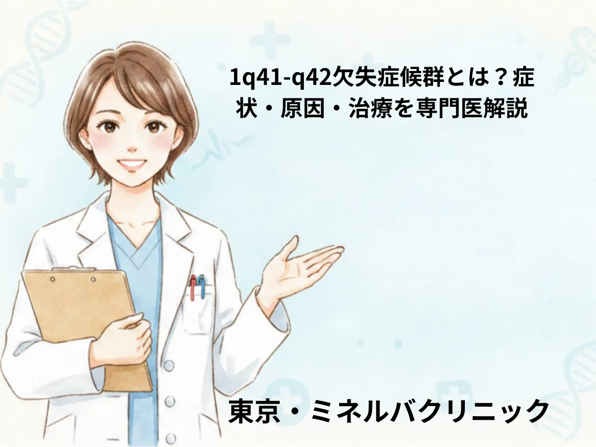 1q41-q42欠失症候群のイメージ