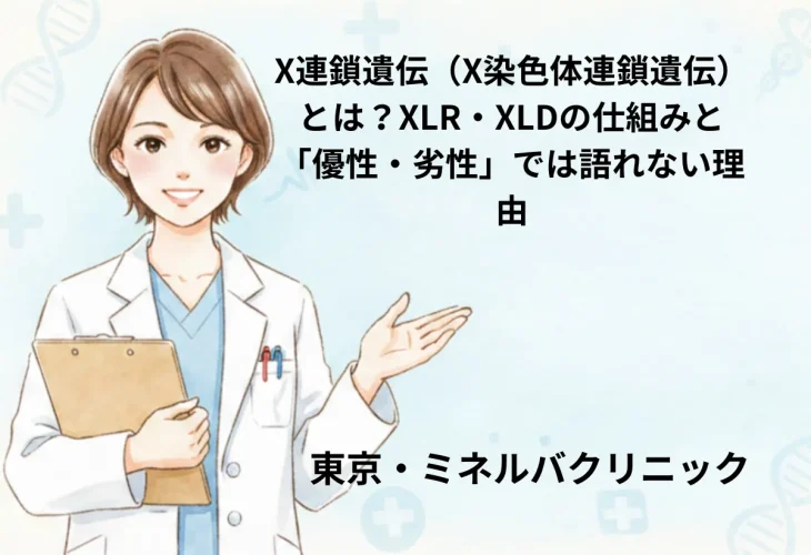 X連鎖遺伝（X染色体連鎖遺伝）とは？XLR・XLDの仕組みと「優性・劣性」では語れない理由