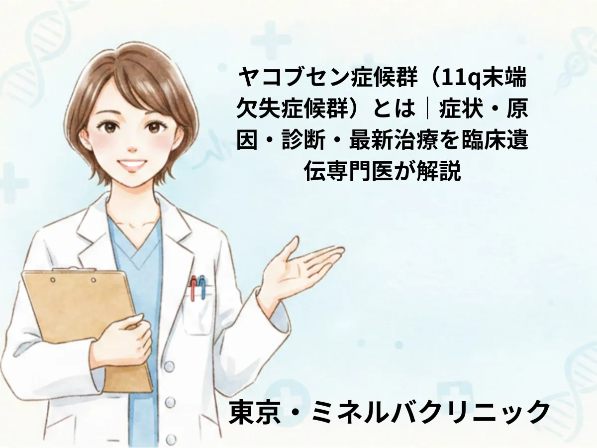 ヤコブセン症候群（11q末端欠失症候群）のイメージ