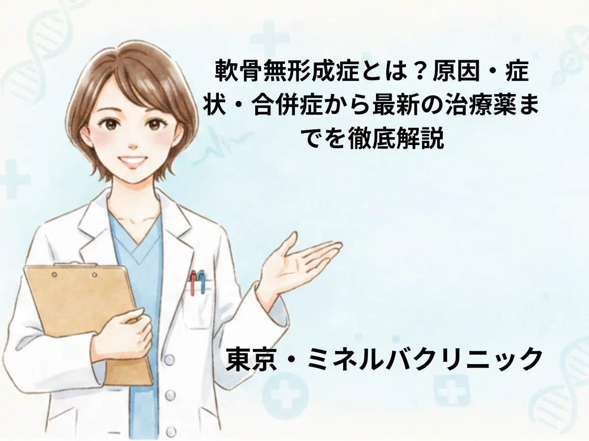 軟骨無形成症とは 軟骨無形成症の原因・顔の特徴・いつわかるか・遺伝・治療薬を解説するインフォグラフィック