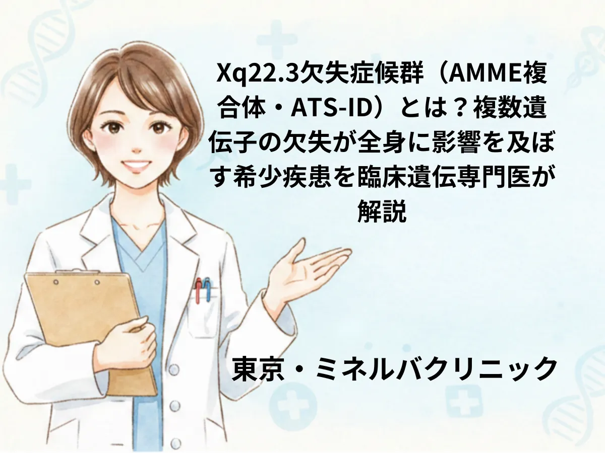 Xq22.3欠失症候群のイメージ