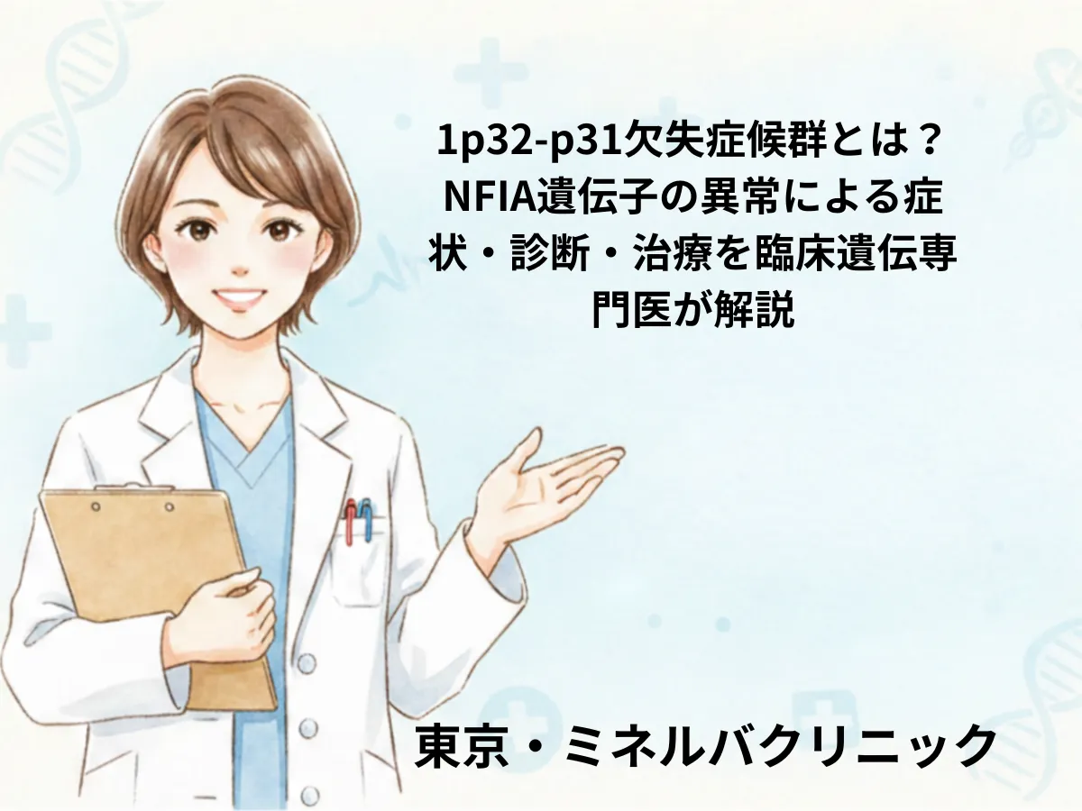 1p32-p31欠失症候群のイメージ