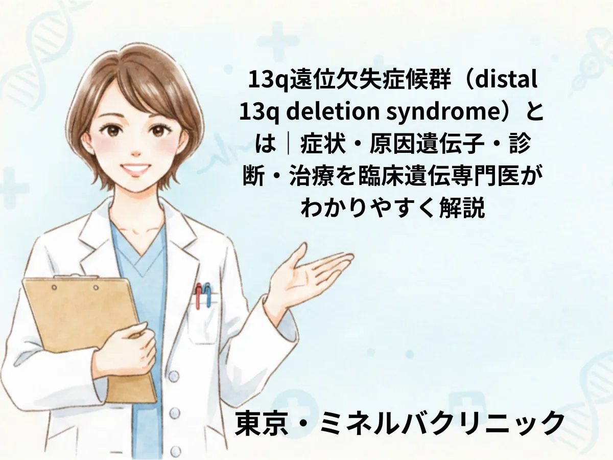 13q遠位欠失症候群のイメージ