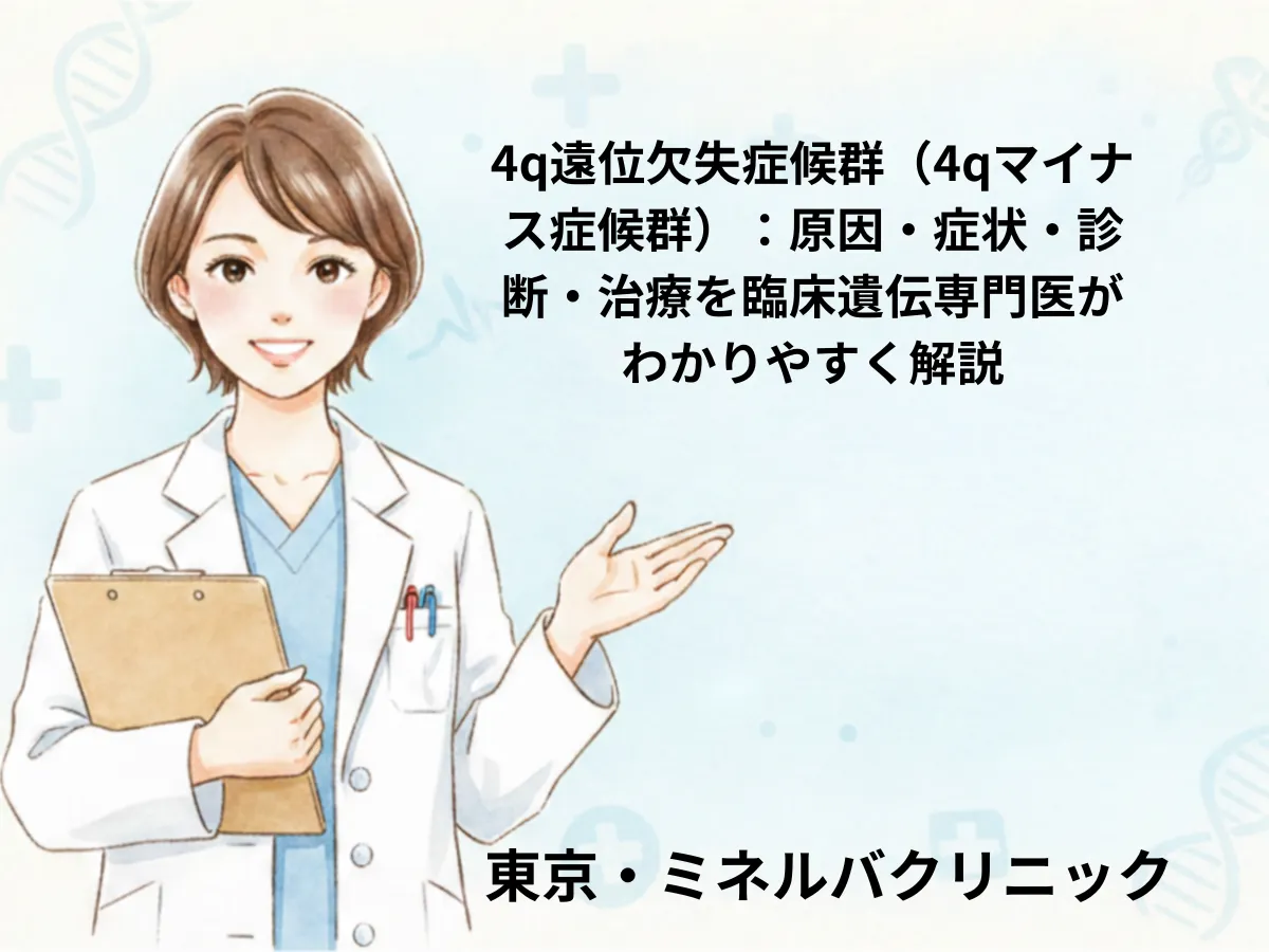4q遠位欠失症候群のイメージ