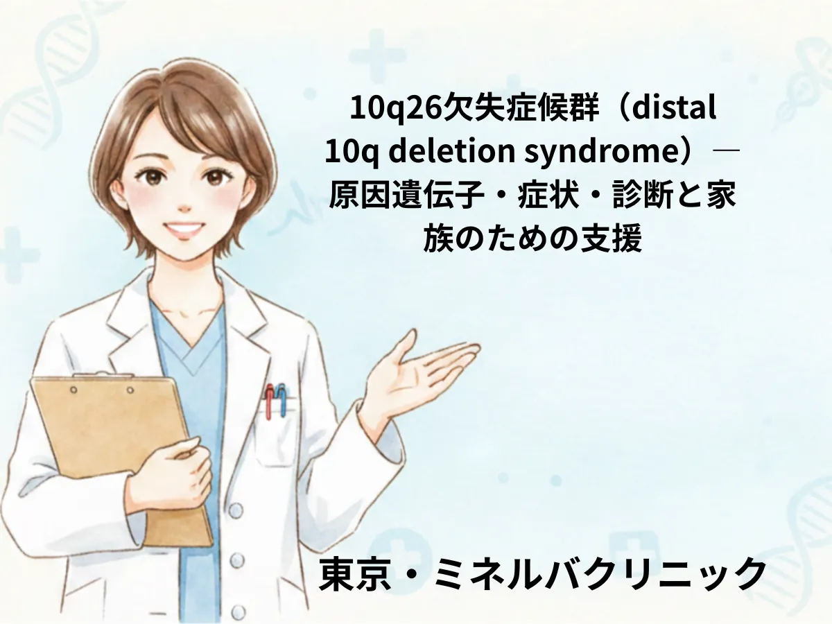 10q26欠失症候群のイメージ