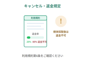 キャンセル・返金規定