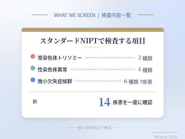 スタンダードNIPTで検査する内容