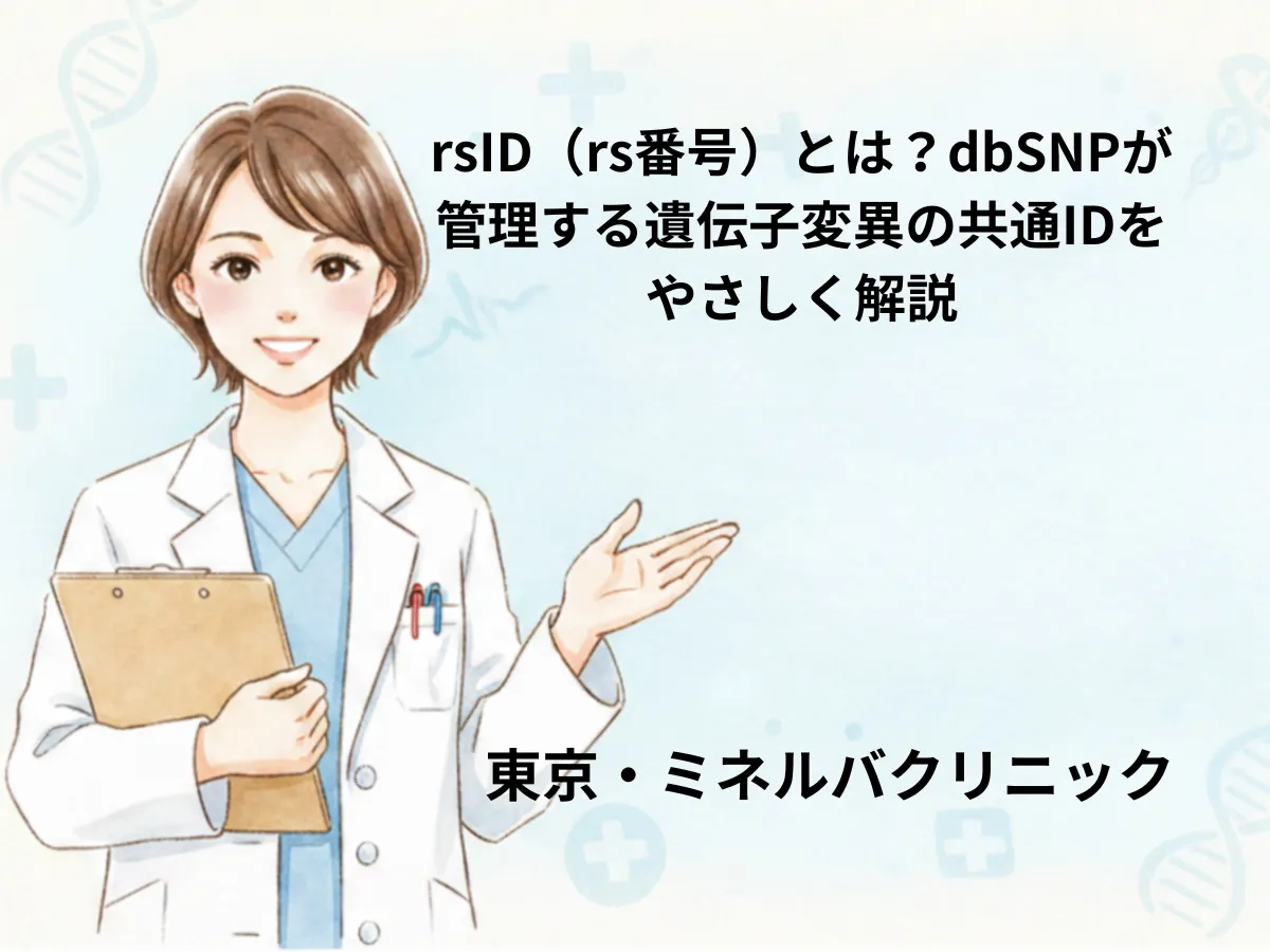 rsID（rs番号）とは？dbSNPの仕組みと意味をわかりやすく解説
