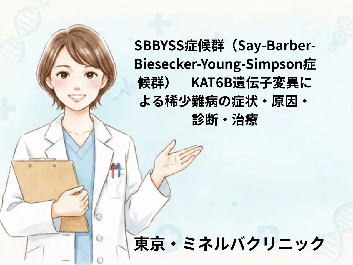 SBBYSS症候群(Say-Barber-Biesecker-Young-Simpson症候群)|KAT6B遺伝子変異による稀少難病の症状・原因・診断・治療