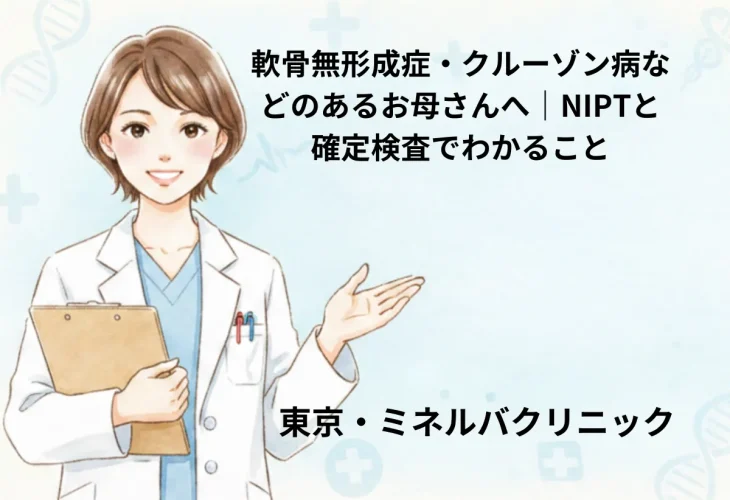 軟骨無形成症・クルーゾン病などのあるお母さんへ|NIPTと確定検査でわかること