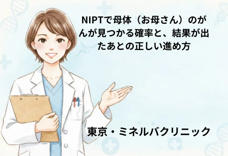 NIPTで母体(お母さん)のがんが見つかる確率と、結果が出たあとの正しい進め方