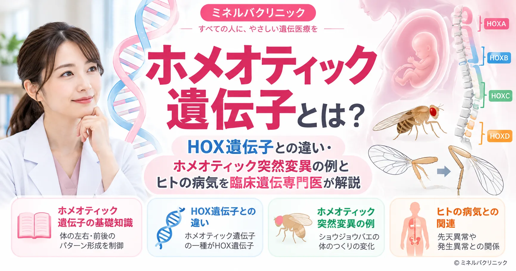 ホメオティック遺伝子とは ホメオティック遺伝子の解説のアイキャッチ画像