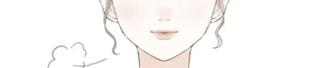 安心している女性のイラスト