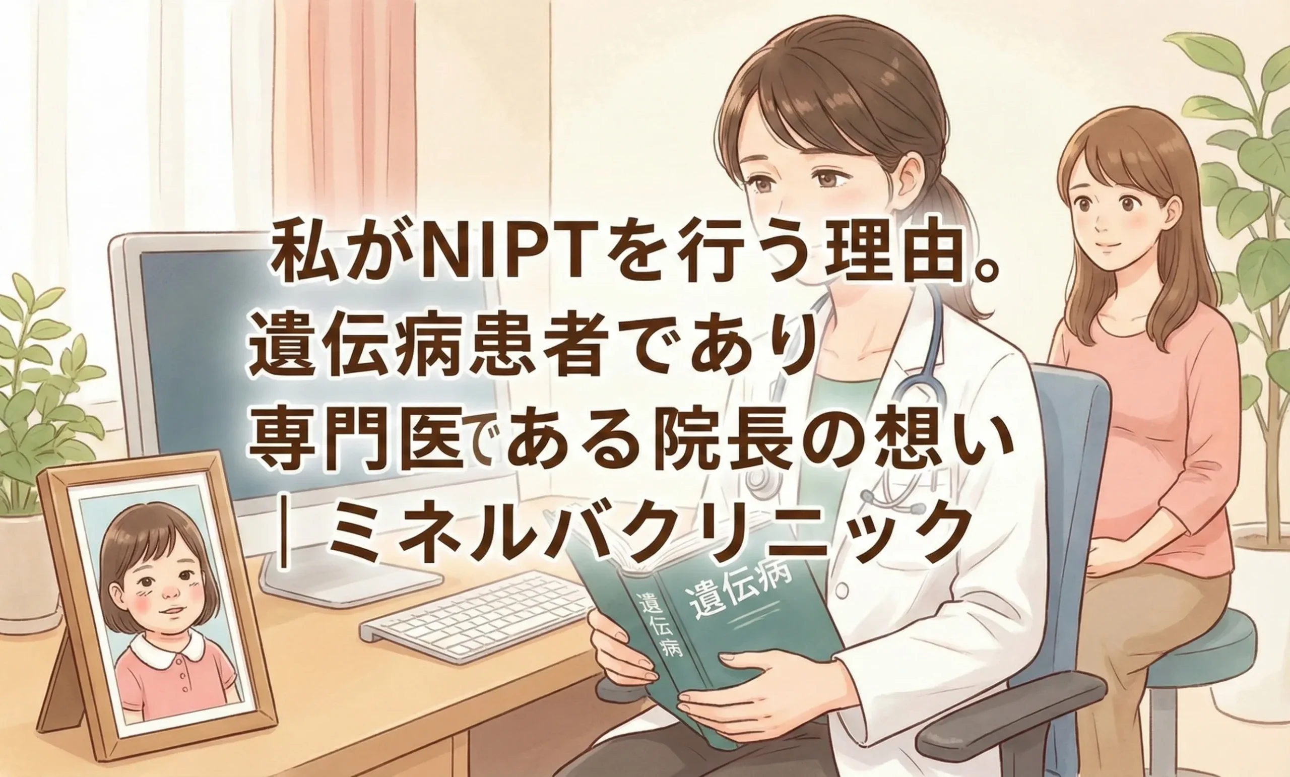 私がNIPTを行う理由。遺伝病患者であり専門医である院長の想い｜ミネルバクリニック