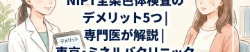 NIPT全染色体検査のデメリット5つ｜専門医が解説｜東京・ミネルバクリニック