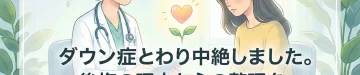 ダウン症とわかり中絶しました。 後悔の理由と心の整理を臨床遺伝専門医が解説