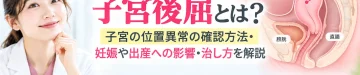 子宮後屈について、子宮の位置や確認方法、妊娠・出産への影響、治療や対処法を解説するアイキャッチ
