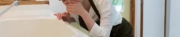 つわりの女性