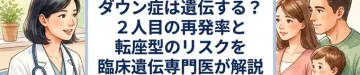 ダウン症は遺伝する？2人目の再発率と転座型のリスクを臨床遺伝専門医が解説